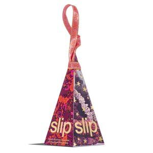 slip ! 4 Silk Scrunchies Moonflower Nights Holiday Ornament